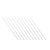 10 Pcs PVC Pipe 1m Length Pure White UV Proof Furniture Grade PVC Pipe for DIY Projects Home Garden Greenhouse