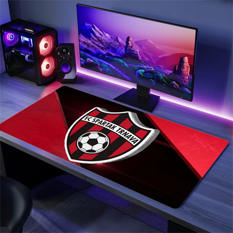 FC Spartak Trnava Mouse Pad, Large Gaming Desk Mat, Non-slip XXL Mousepad for Laptop & Tablet, Mini PC Playmat with Stitched Edges