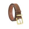 Women's Retro Suede Belt with Pin Buckle: Elegant and Versatile Leather Accessory for Jeans and Suits
