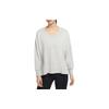 T Shirts Women's Gray V Neck Moderate Straight Fit CU5491-050