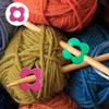 Colorful Cat Ear Enamel Metal Stitch Markers & Small Safety Pins for Yarn Knitting & Crochet