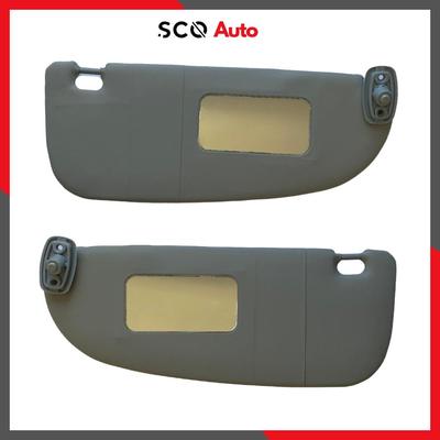 Für Peugeot 206 für Citroen C2 Sonnenblende Set Grau 2 Pcs Links-Rechts Mit Spiegel 1999-2008 Jahre
