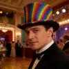 Eye-catching Rainbow Cowboy Hats Party Hat Panama Hat for Bachelorette Party Cowboy Hats for Club Stage Shows