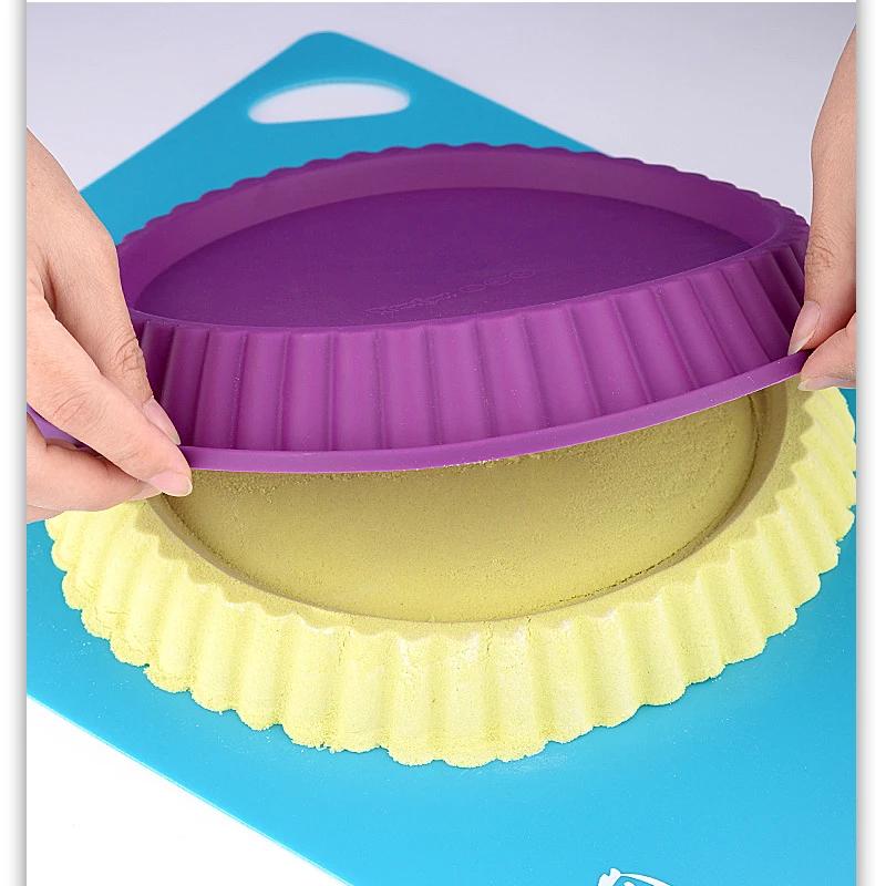 26cm Silicone Cake Baking Tray High Temperature Pizza Pie Pan Easy Release Toast Bread Mold For Kitchen Tools Pastry Accessories