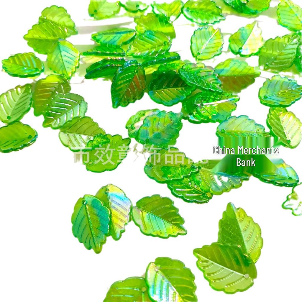 Simulated Plated Phoenix Flower Jewelry: Artificial Strawberry Leaves Headdress Beading Accessories