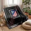 Atletico Madrid Theme blanket Soft Flannel Blanket Plush Throw Blanket Cozy Sofa Bed Blanket for Home Decor