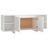 TV Cabinet White 130 x 35 x 50 cm Particleboard