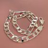 2026 European and American Jewelry Plated 925 Silver 12MM Ferrero Necklace 40-75CM