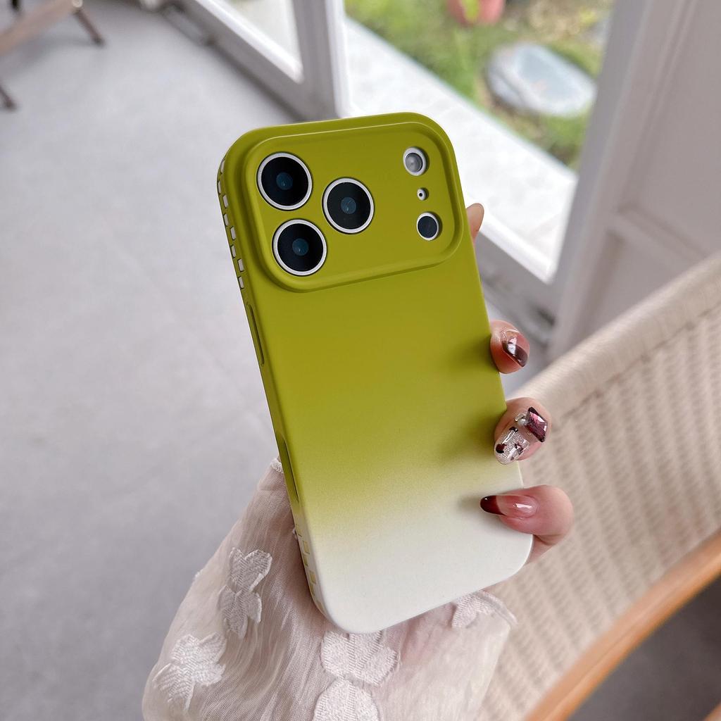 iPhone 17 PM Dual-Color Gradient Anti-Drop Case Cover for Apple 16 Pro Max