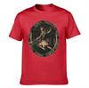 Unisexs Pure Cotton Tshirt Ancient Greek Spartan Warrior Print Retro Mythology Themed Casual Tee For Daily Wear Vacation