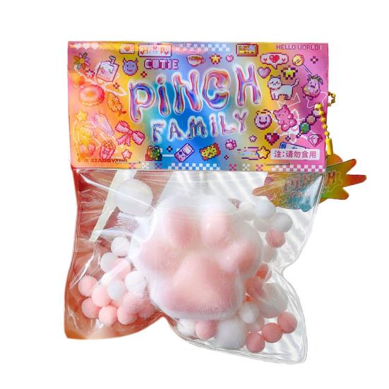 Waffel-Quetschspielzeug, langsame Rückfederung, Stressabbau, Hasen-Dessert, Katzenpfote, zerquetscht, sensorisches Zappelspielzeug, Kneifspielzeug, Geburtstagsgeschenk für Kinder und Erwachsene