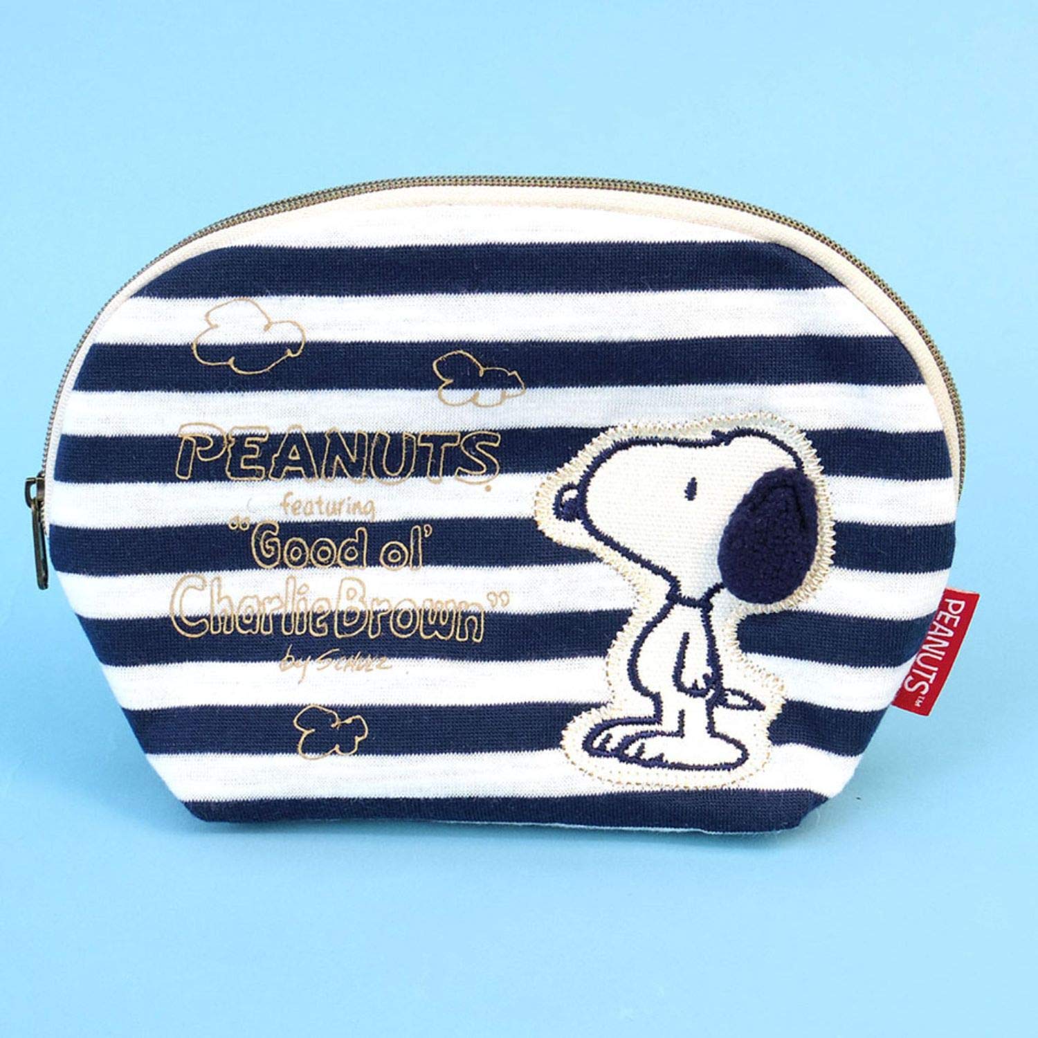 

Nakajima Corporation PEANUTS Snoopy Border Round Pouch
