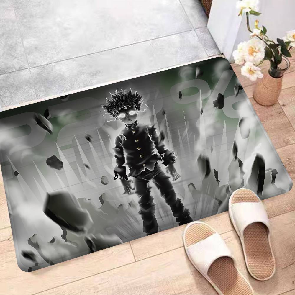 Anime Mob P-Psycho 100 Entrance Door Mat Nordic Style Bedroom Living Room Doormat Home Balcony Anti-Slip Modern Home Decor