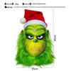 Grinch Masquerade Mask and Gloves Set for Christmas Performances