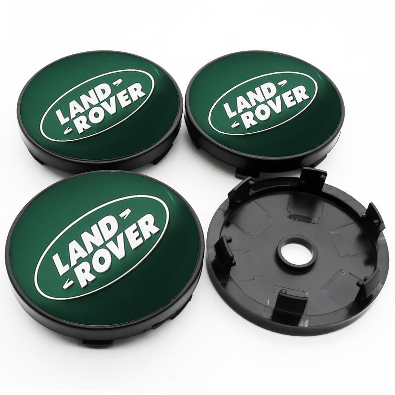 4Pcs 56mm 60mm Car Logo Wheel Center Hub Caps Badge Rim Cover Emblem For Land Rover Range Rover Evoque Velar Defender Discovery XS3