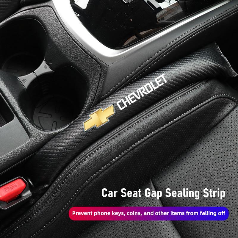 AABHK1 2Pcs Car Seat Gap Plug Filler Cushion Side Seam Sealing Strip For Chevrolet Spark Captiva Cruze Malibu Equinox Trax Camaro