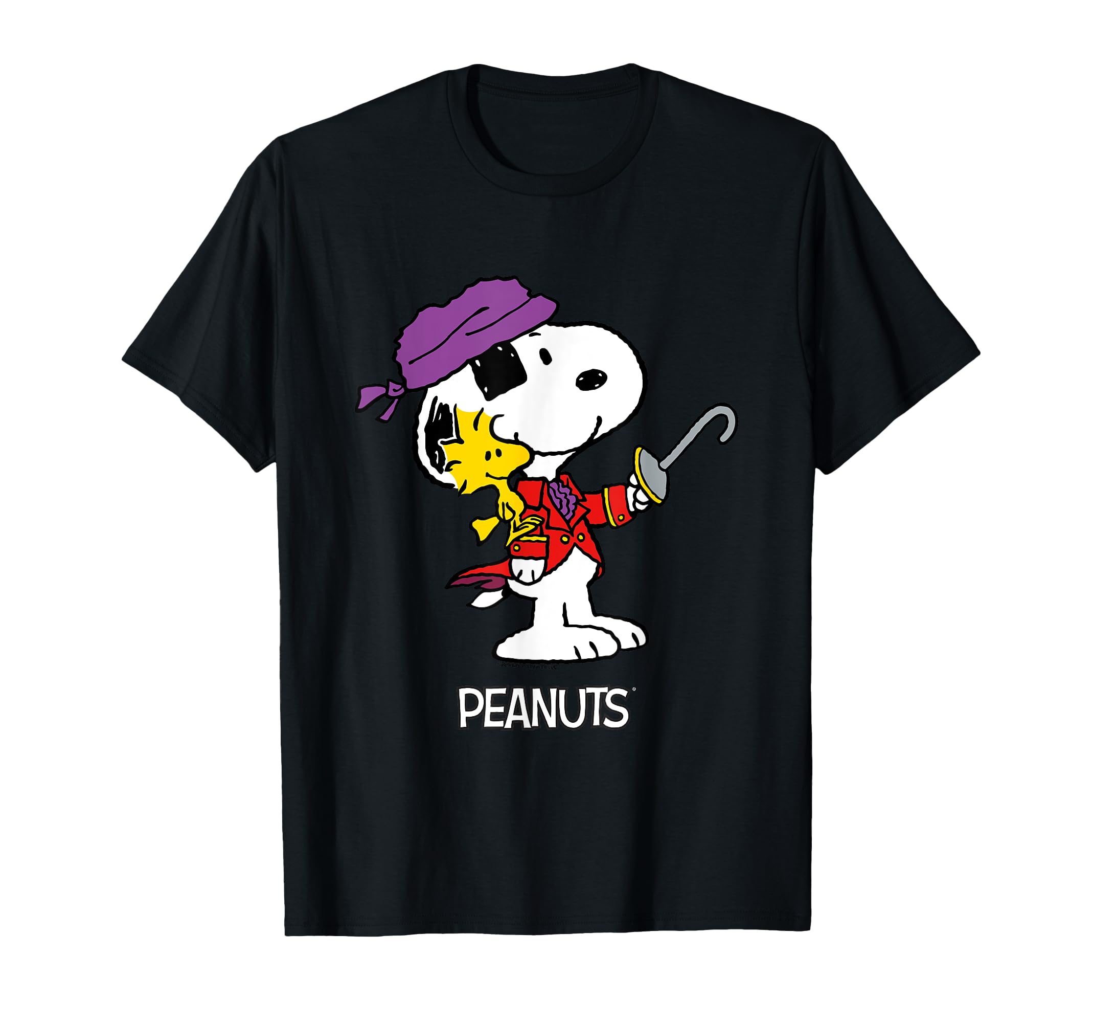 

Пиратский Снупи Вудсток и футболка Peanuts Halloween чёрный
