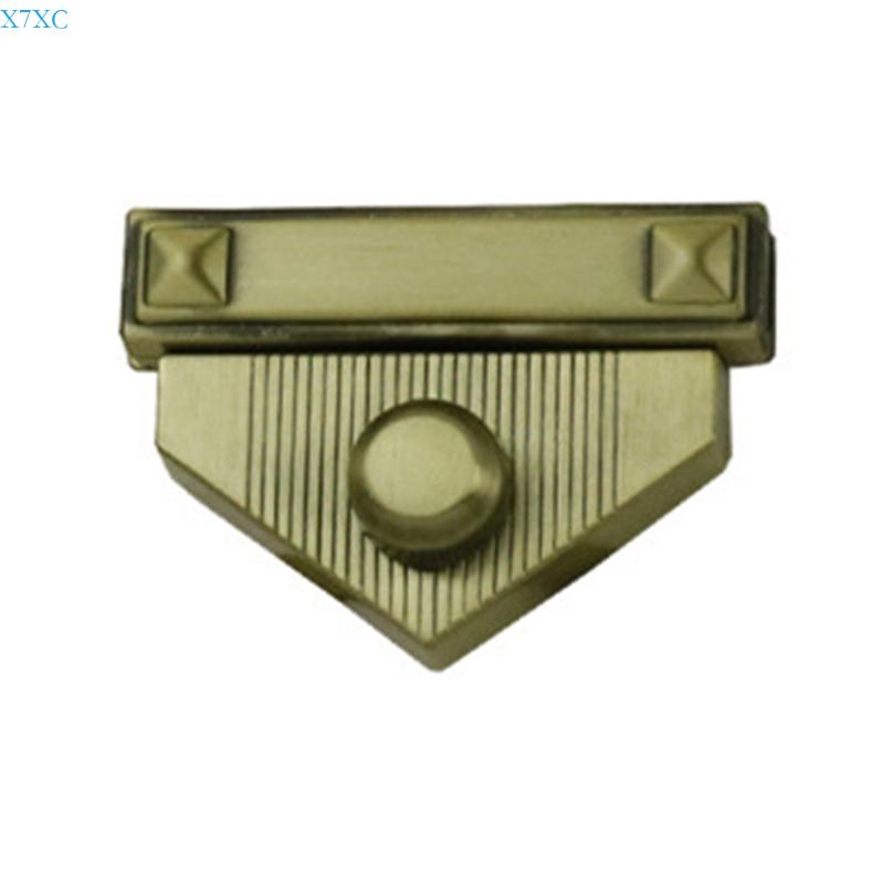 X7XC Add A Touch Of Elegance To Bags With This Triangle Lock Stylish Security Lock бронзовый