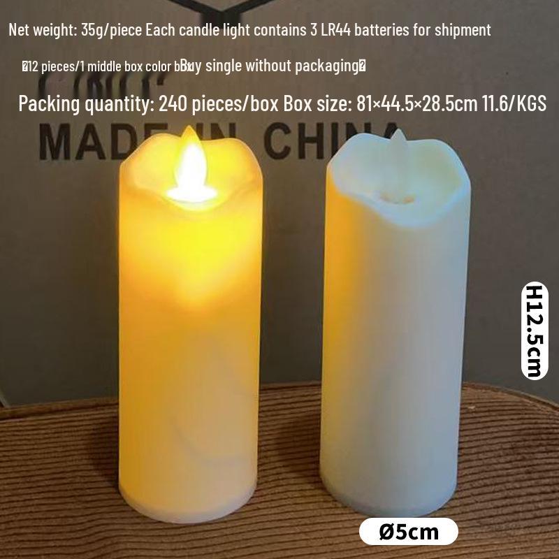 LED Battery Candle Light: Simulated Flame for Birthdays, Romance, Weddings, and Decor
