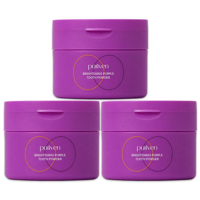 puriven purple powder toothpaste 40g (3 options)