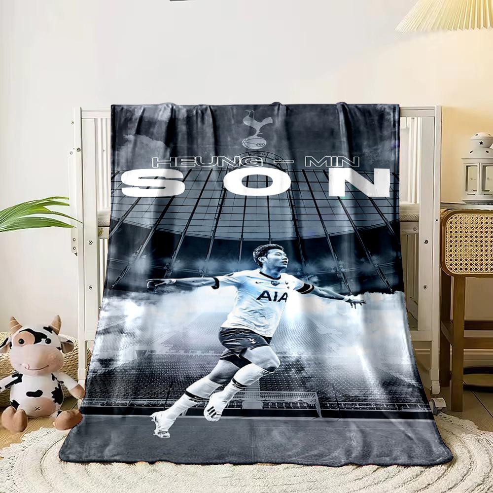 Tottenham player-themed flannel blanket. Flannel blanket for bedroom, living room, sofa, and nap sofas.