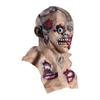 652F Halloween Latex Mask with Long Tongue Halloween Costume Realistic Mask Horror Headgear Accessories