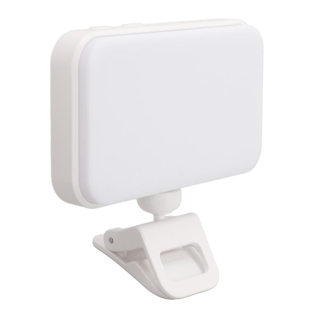 LED Selfie Light Clip 66 LED Chips Photography Lighting 2800 to 5600K Rechargeable On Camera Video Light F6