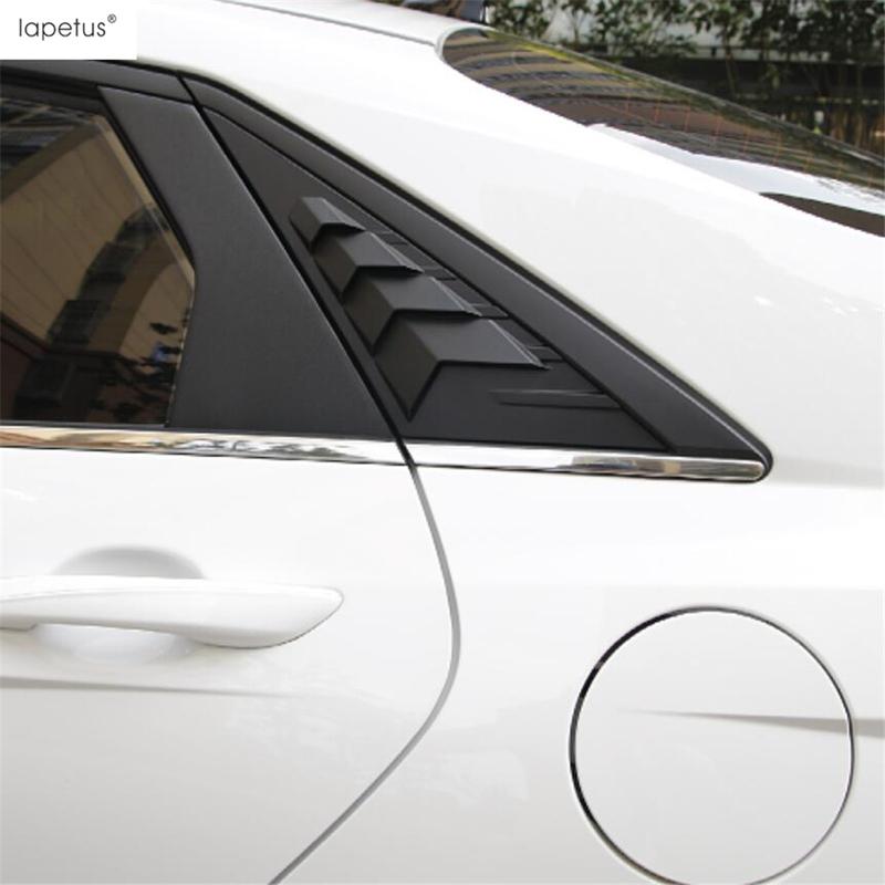 Side Window Shutter Louver Shade Blinds Air Vent Panel Cover Trim Black Accessoriors For Hyundai Elantra Avante CN7 -
