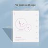 Detachable Mushroom Button Music Score Binder - Anti-Reverse, Three-Sided Sealed Document Folder