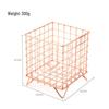 Nordic Iron Square Storage Basket - Four-Legged Desktop Organizer for Makeup and Sundries