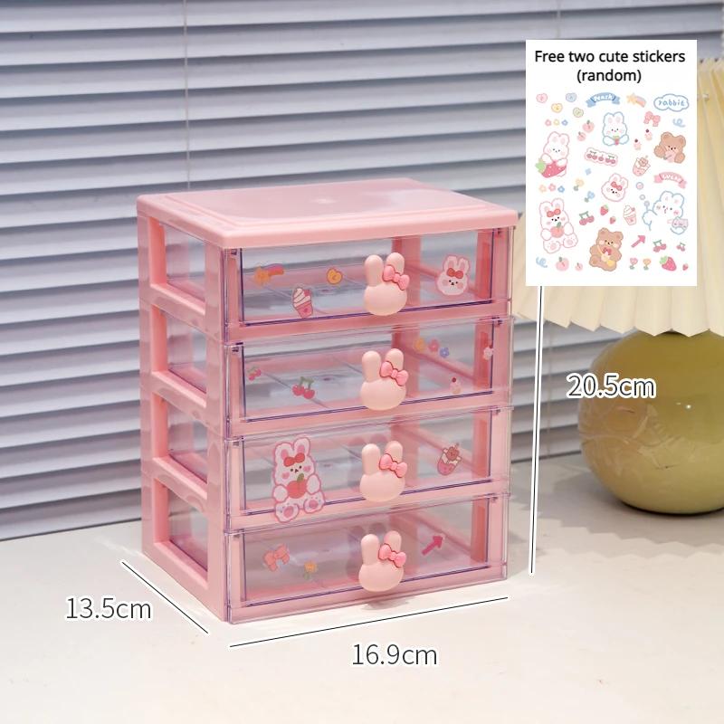Schreibtisch-Aufbewahrungsbox Organizer Schüler-Schubladenbox Stiftehalter Niedlich Büro Kinder Haarschmuck Schreibwarenregal Organizer Box