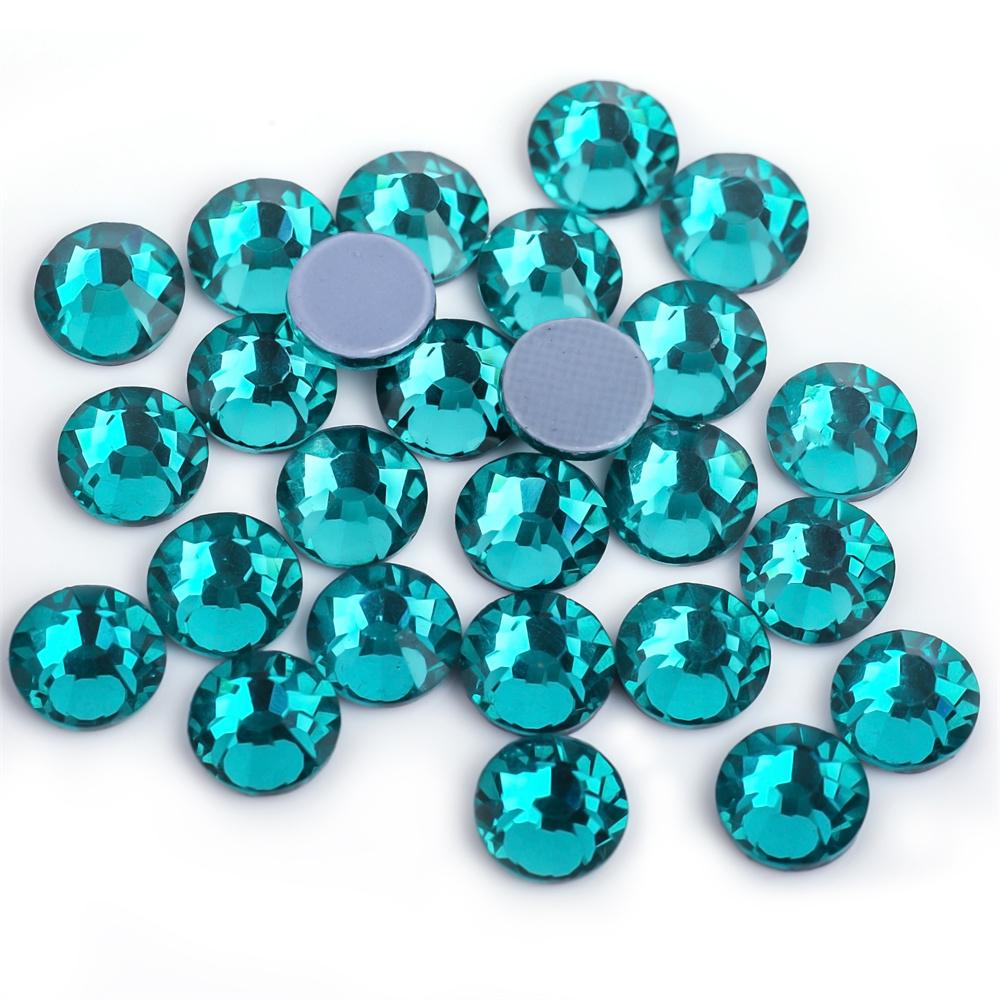 SS6-SS30 40 Farben Crystal AB Better DMC Hot Fix Strasssteine, Glas-Strasssteine zum Aufbügeln, zum Nähen und für Stoffdekorationen