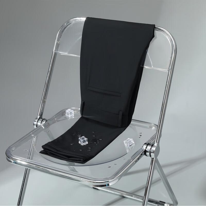 Yiliteng Men's Ice Silk Stretch Casual Trousers