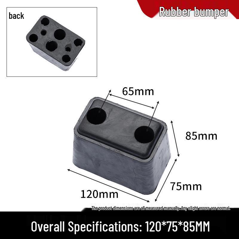 Thickened Rubber Anti-collision Strip: Corner Wall Edge Padding for Docks and Trucks