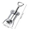 1PC Portable Stainless Steel Red Wine Opener Wing Type Metal Corkscrew Bottle Openers Corkscrews Wine Cork Remover
