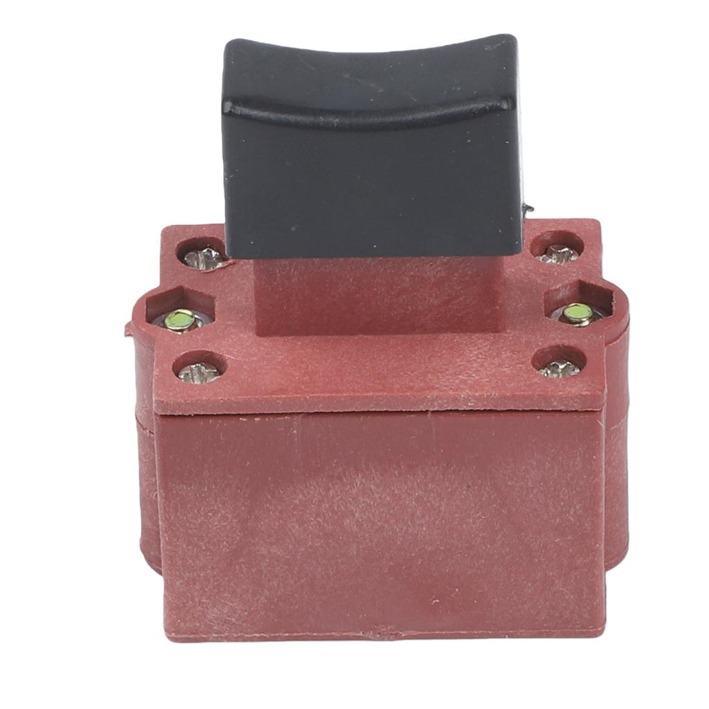 Electric 10A Switch for 355 Profile Machine and For 400 Steel Cutter Replacement Part 36x23 5mm with Safety Lock White Color