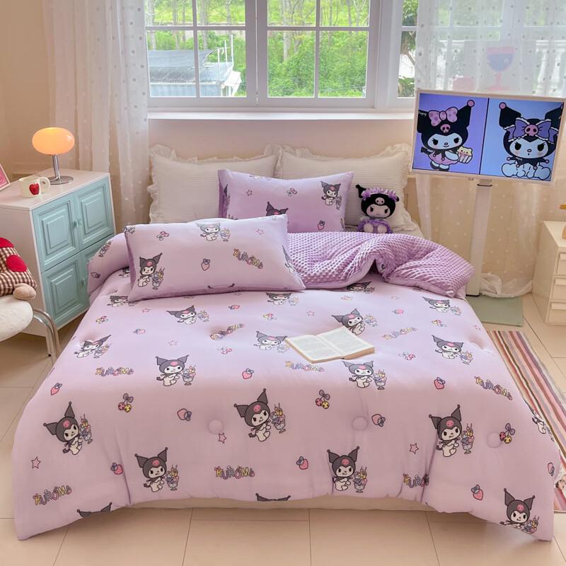 

Вязаное хлопковое одеяло OLOEY Kuromi из соевого волокна