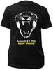 Against Me T-Shirt mit schwarzem Grafikdruck für Herren