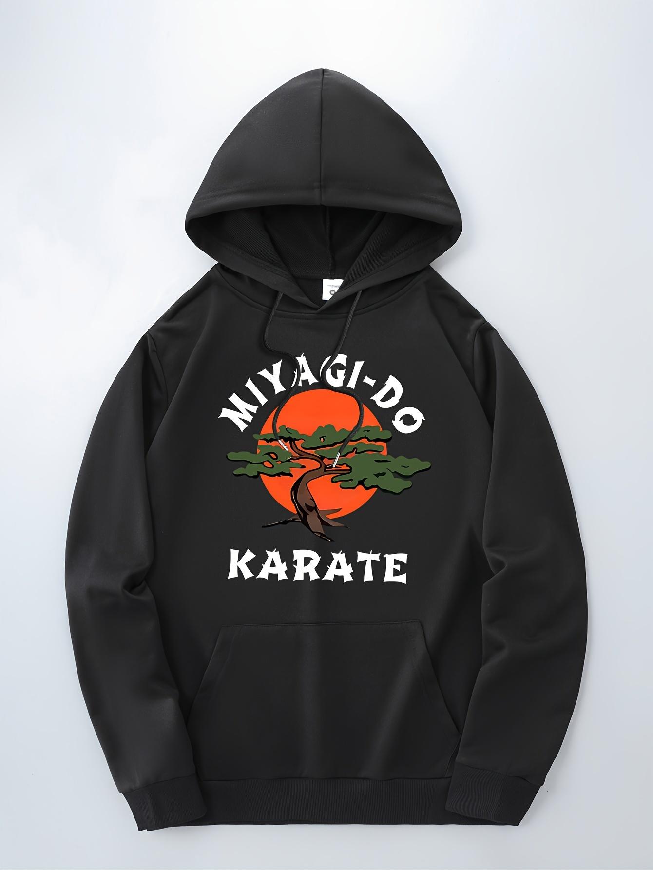 

Men s Black Miyagi-Do Karate Graphic Hooded Sweatshirt Harajuku Hoodie Men s Women Vintage Sweatshirts Streetwear Y2K 3XL