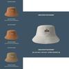 Stylish Unisex Cotton Bucket Hat With Shark Embroidery Breathable And Sunblock