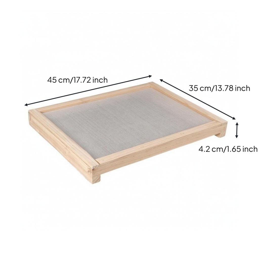 Incense Drying Net Breathable Tray with Mesh Screen for Workbench