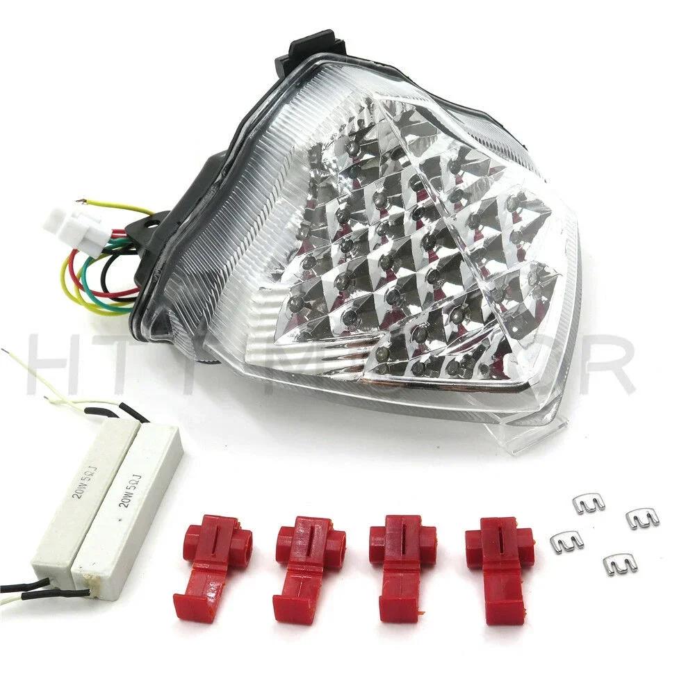 Led Tail Brake Light Turn Signals for Yamaha Yzf R1 Yzfr1 Yzf-R1 2004-2006 2005 Clear Motorcycle Parts