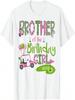 Brother Of The Birthday Girl Hole In One Golf Lover T-Shirt
