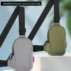 Chest Pack Mobile Sports Chest Bag Solid Color Sports Shoulder Crossbody Bag  Student