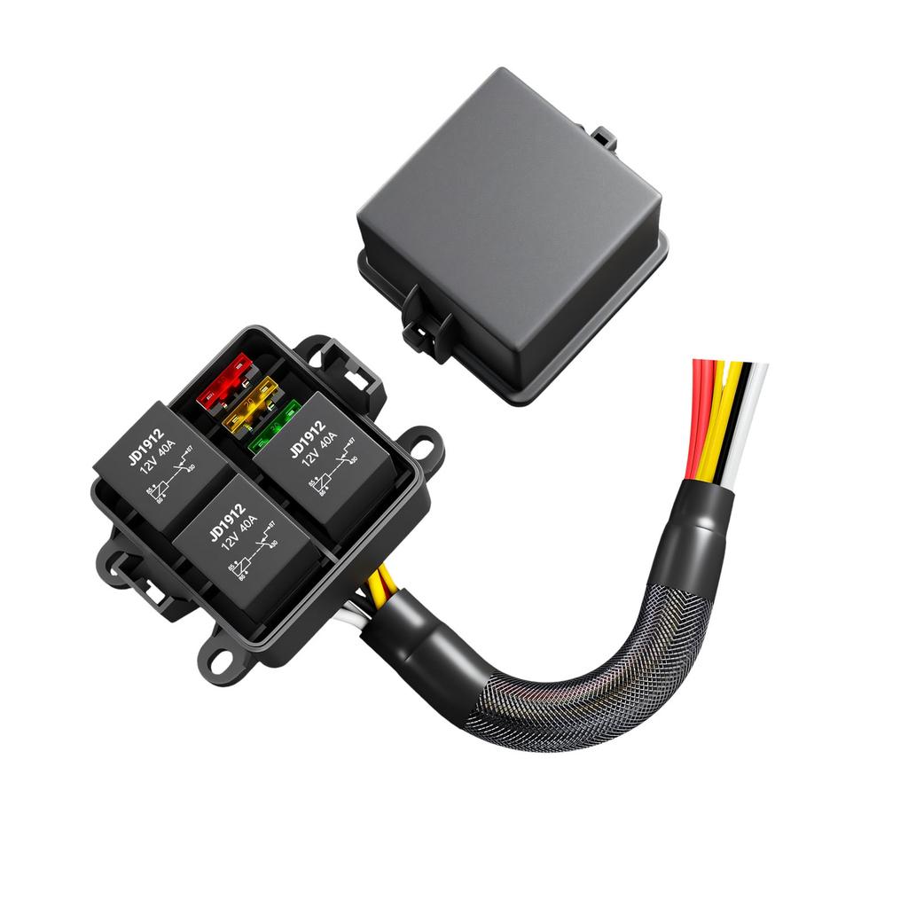 3 Channel Automotive Control Box With Protected Base And Quick Access Cover For Easy Maintenance
