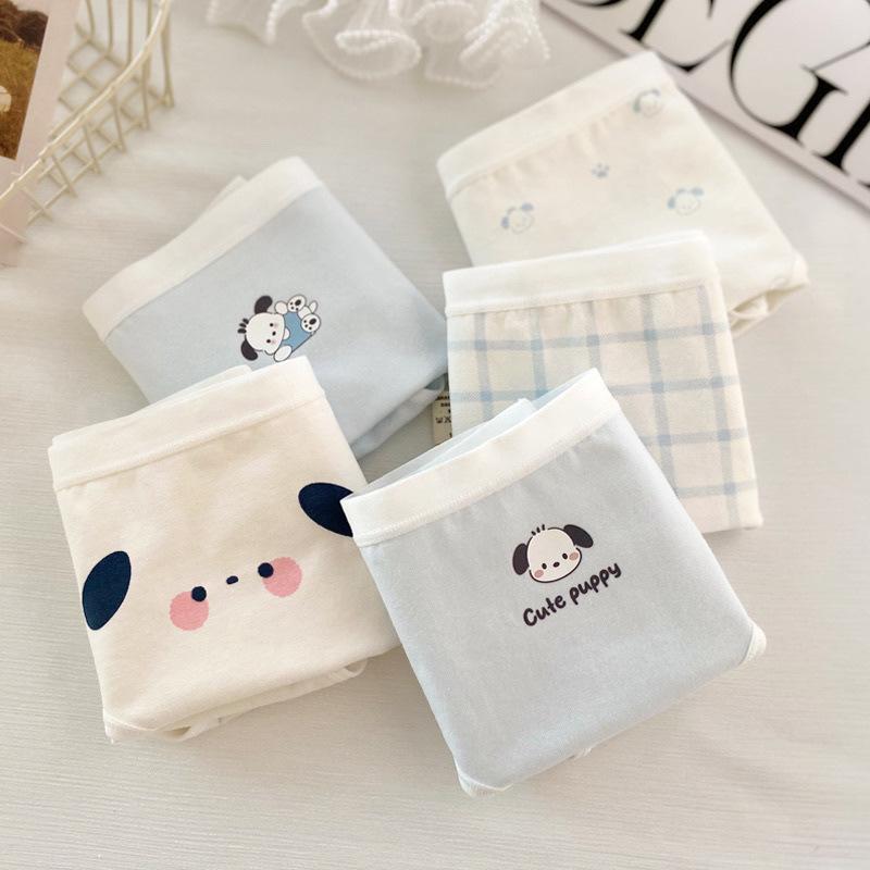 Atmungsaktive und niedliche bedruckte Taille und Hüfte Atmungsaktive Dreieck Damen-Slips