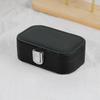 Solid Color Portable Jewelry Storage Box Large Capacity with Simple Design for Rings and Necklaces Small and Medium Sizes