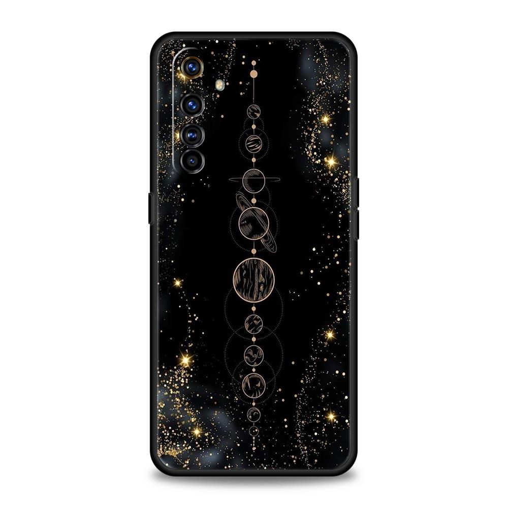 Planet and starry sky art Phone Case For Realme 12 11 10 9 8 5G 7 6 GT5 GT3 GT2 Pro Plus C21 C11 C25 C35 GT Neo 2 3 3T 5 Cover