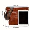Damska torba na ramię w stylu boho - Duża pojemność, Vintage szeroki pasek, Codzienna torba crossbody do pracy
