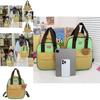 Adorable Cartoon Canvas Backpack For Kindergarten Boys And Girls School Bag Cute
